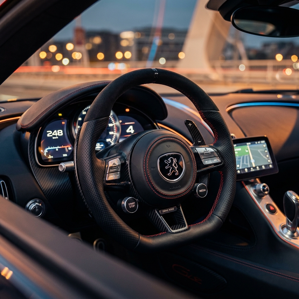 Premium supercar interior cockpit design - DAIVA Heritage